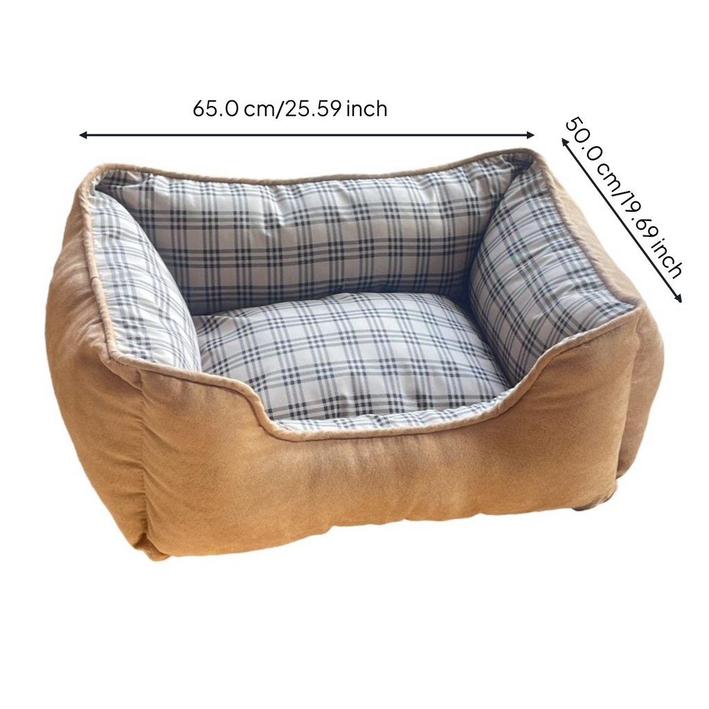 Washable non-slip pet bed