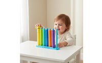 48 Pieces Color Matching Stacking Toy Fine Movement Skills Color Sorting Stack