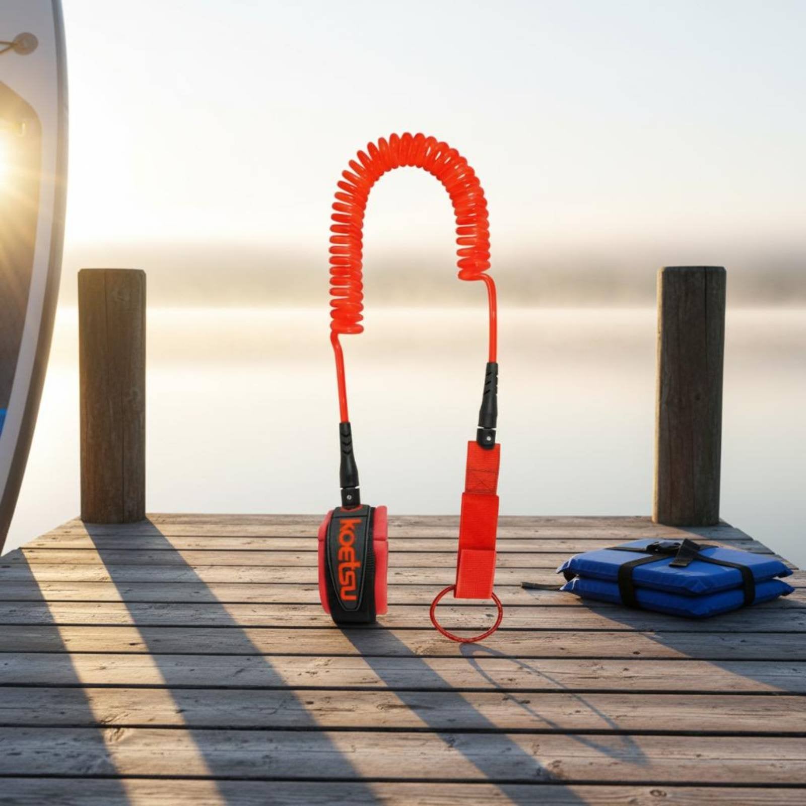 Waist Paddle Board Leash Lightweight Quick Release Waist Leash Portable