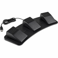 USB Foot Pedal Controller Ergonomic Design 3-Pedal Foot Switch High Precision