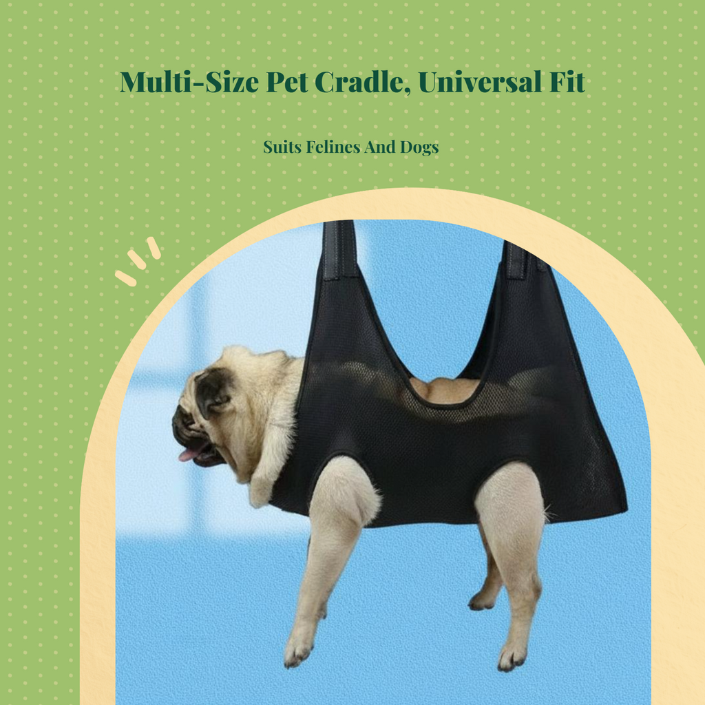 Pet Grooming Support, Dog and Cat Restraint Harness, Nail Trimming, Adjustable Stable Harness for Home or Salon