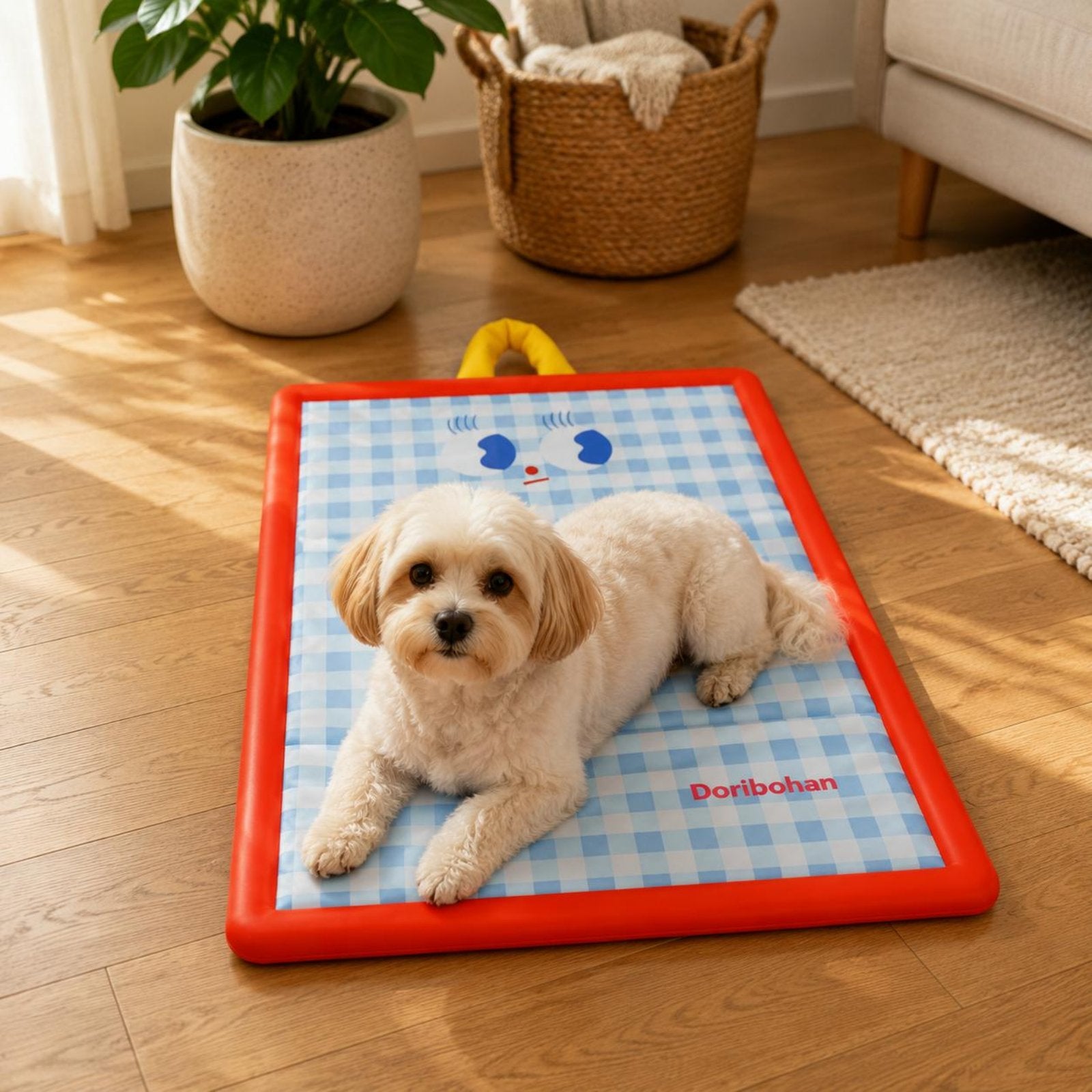 Dog Sleep Mat Removable Cover Pet Bedding Leak-Proof for Sofa, Small Dogs
