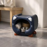 Stackable Pet Nest Space-Saving Feline-Shaped Storage Box Easy to Clean