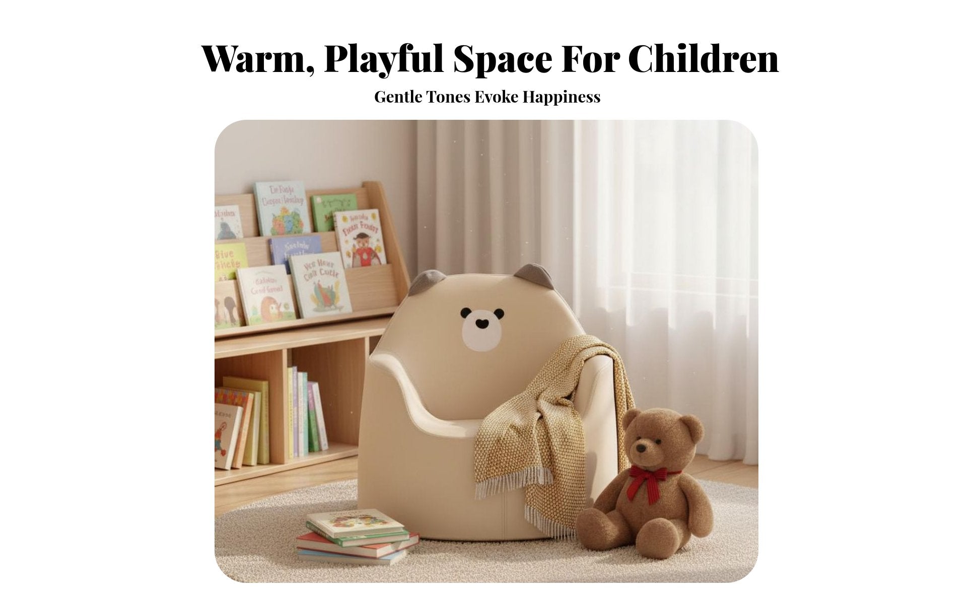creatureShaped Floor Lounger Soft and Comfortable children's Furniture for Babies