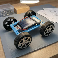 Solar Powered Car Assembly Kit Educational DIY Solar Vehicle Easy to Assemble