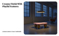 Irregular Shape puffyShaped Table Creamy visual appeal & house Furniture dual-tone design Rounded Corners for Young Adults, Apartment Dwellers, Living Room, Playroom, Nursery, Small areas