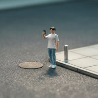 1:64 Scale Figure Realistic Detail 1:64 Scale Figurine Detailed Scene Diorama Person Figurine for Collectors, Hobbyists