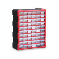 Small Parts Drawer Organizer Vertical for Electronics Bench, Workshop