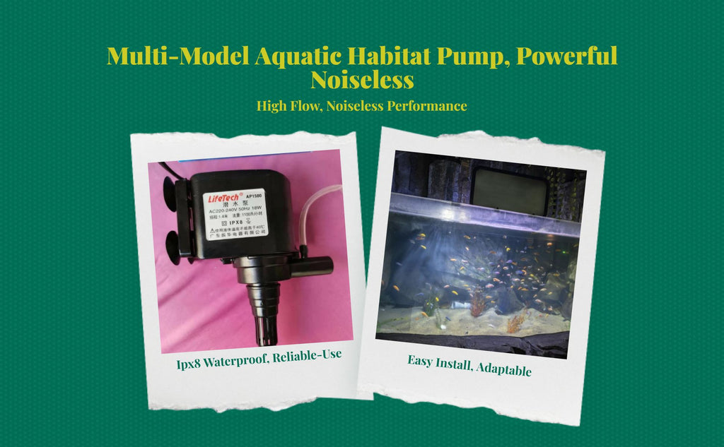 Quiet aquarium water circulator