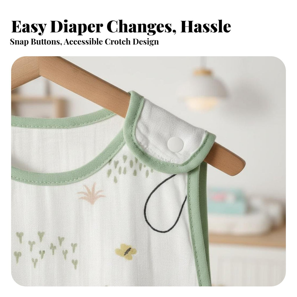 Sleeveless infant Swaddle Antithrash Design sleep bag Lightweight for Summer