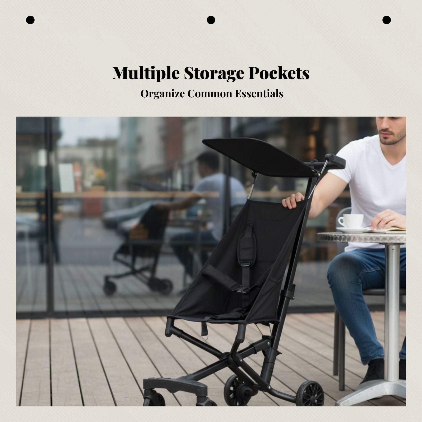 Lightweight Foldable Umbrella Stroller T18 for Children Travel Easy Assembly