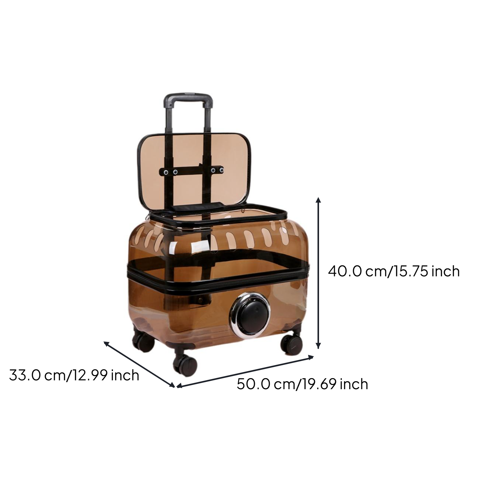 Expandable foldable pet carrier