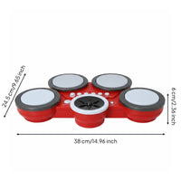 Kids Hand Drum Music Learning Electronic Drum Toy Gift Idea for Children, Fun