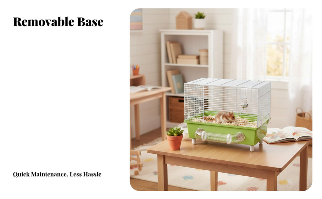 2-Story Hamster House Kit Easy entry Multitier Pet enclosure Includes Play Tubes