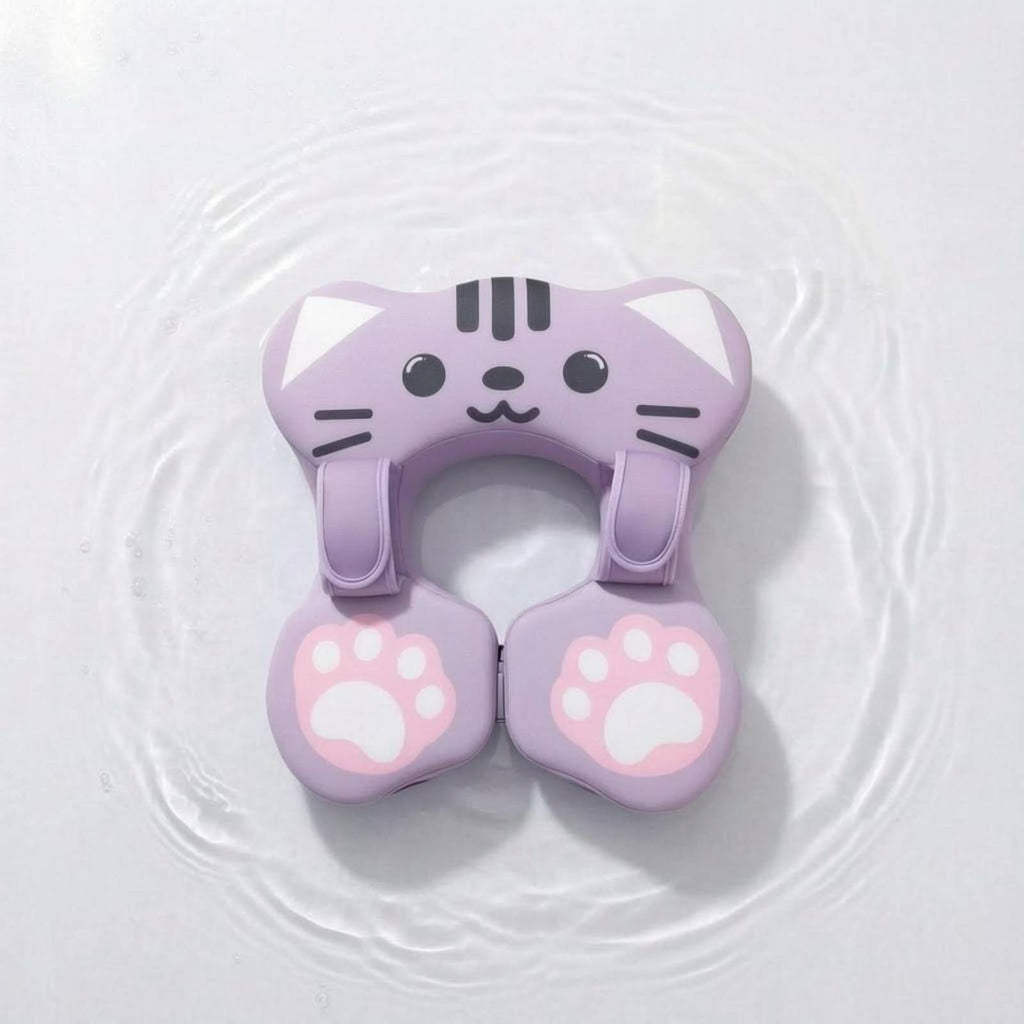 Underarm Baby Buoy Soft 3D Material Baby Swim Buoy Band Violet for Toddlers