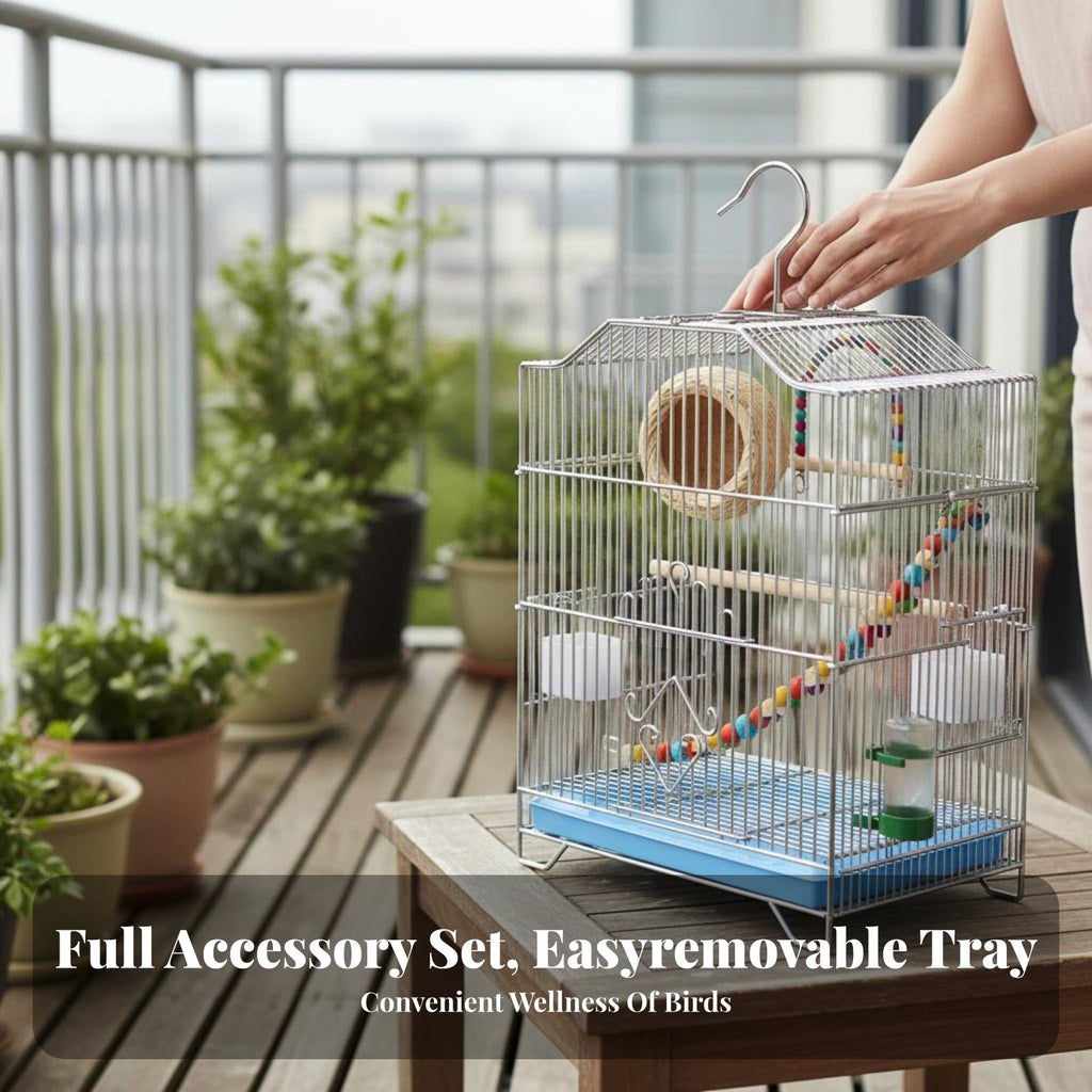 Large Myna House Includes Accessories avian enclosure Easy to Clean for exteriordoor, Home
