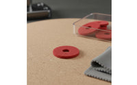 Red Piano Key Washer Long-Lasting Piano Textile Washer Long Wearing