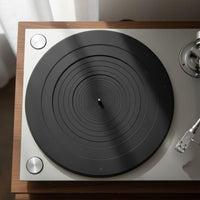 Silicone Turntable Mat Noise Reduction Vinyl Platter Mat Grooved Surface