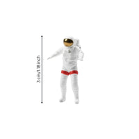 1/64 Scale Astronaut Figurine Resin Material Miniature Space Figure
