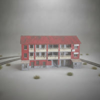 N-Scale Building Railway Scenery Miniature House Detailed for Hobbyists