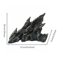 Resin Rockery Ornament Fade-Resistant Stream Aquarium Rockery Non-Fading