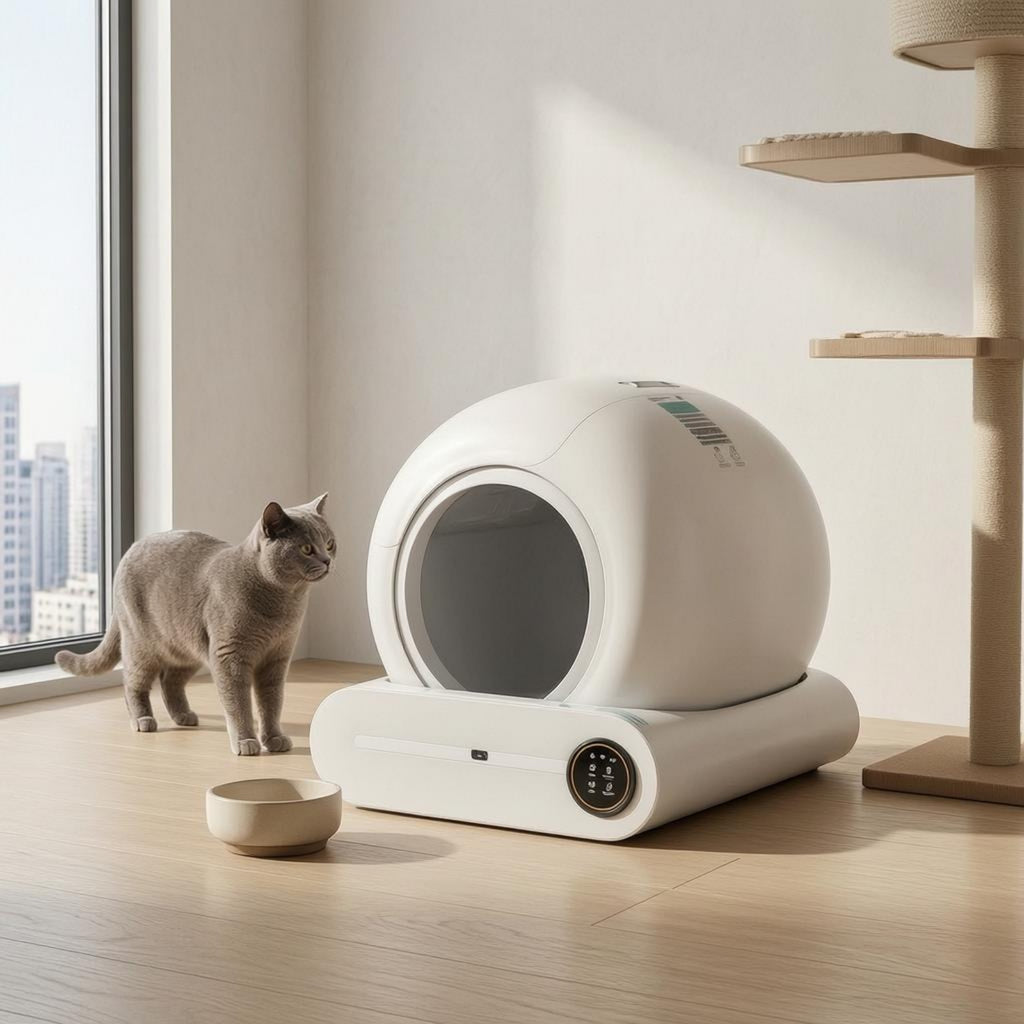 Smart Feline Litter Box Health Self-Cleaning Feline Litter Box Ultra-Quiet