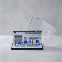 1:64 Car Repair Room Realistic Details 1:64 Repair Display Scene