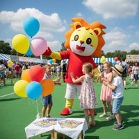 Lion Character Costume Fuzzy Material Full Lion Outfit