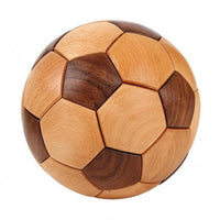 Soccer Ball Ornament Decorative Wooden Soccer Ornament No Celebration Decor for Display