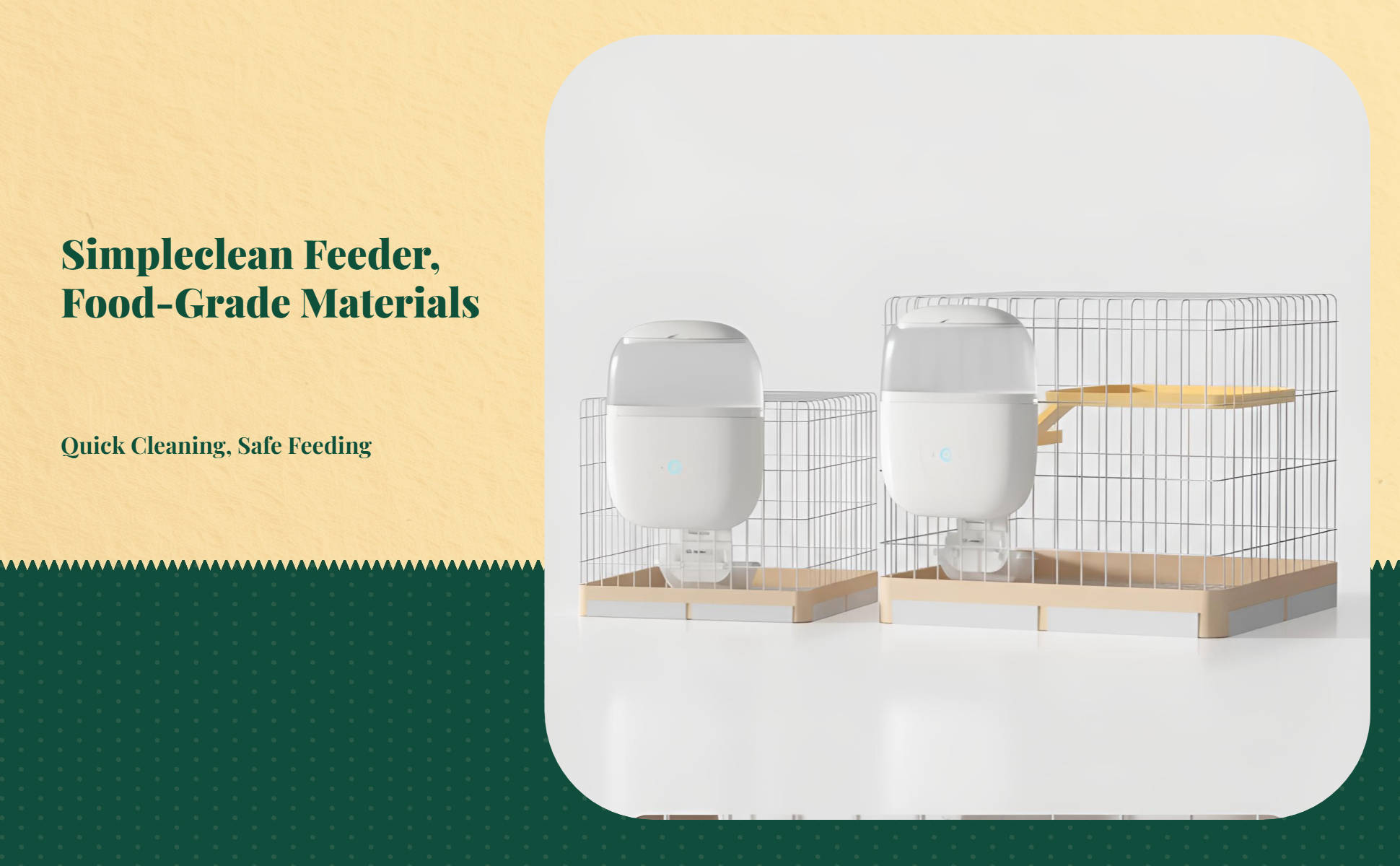 Automatic timed feeder for pets