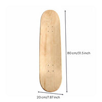 Blank Skateboard Deck DIY Drawing Wooden Skateboard Deck Decorative