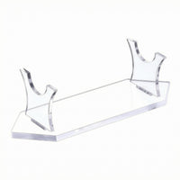 Acrylic Lightsaber Stand Curved Cradle Transparent Blade Display Rack Compact