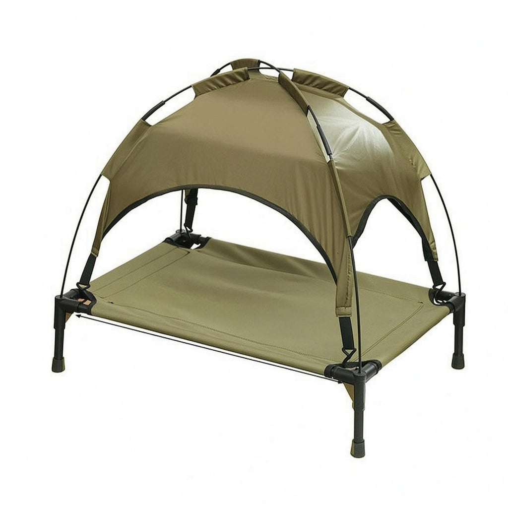 Canopy Pet Bed Sturdy Elevated Pet Bed Breathable Mesh for Indoor, Cats