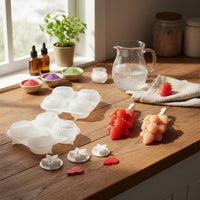 13 Pieces Strawberry Soap Form Kit Creative Handmade Gift for Beginners