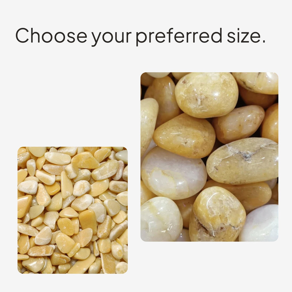 Golden Greenstone Gravel for Aquariums, Pots, Landscaping