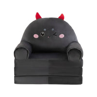 Padded Armchair 2-in-1 Kids Sofa Chair High Back Lightweight for Lounging