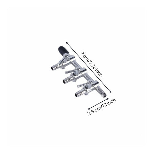 4 Way Air Distributor Sturdy 3 Way Air Distributor Leak Resistant