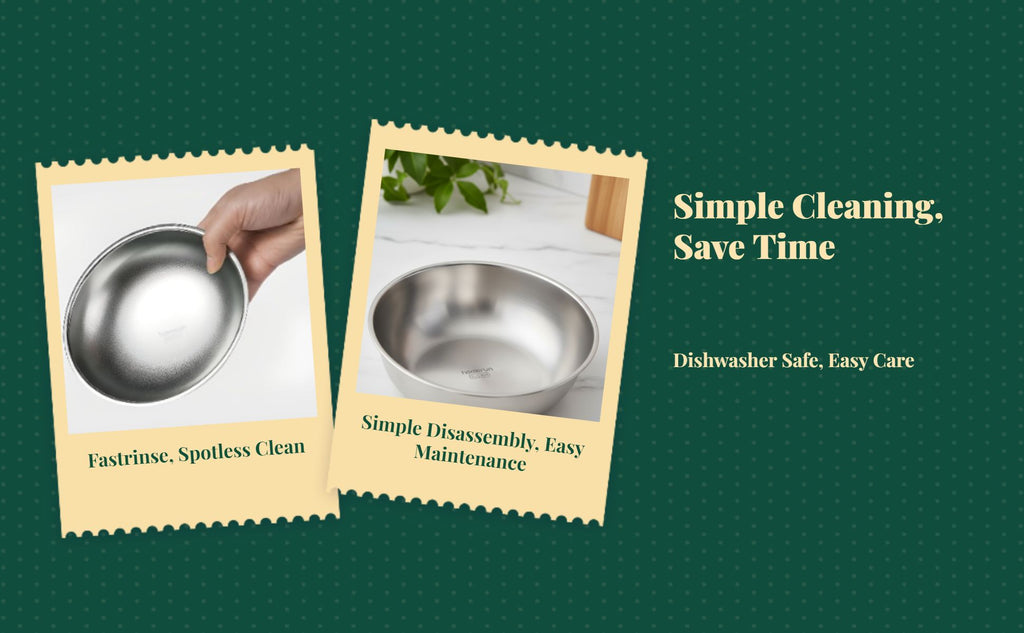 Automatic Pet Feeder Bowl, Stainless Steel, Portion Control, Programmable Cat Dog Food Dispenser