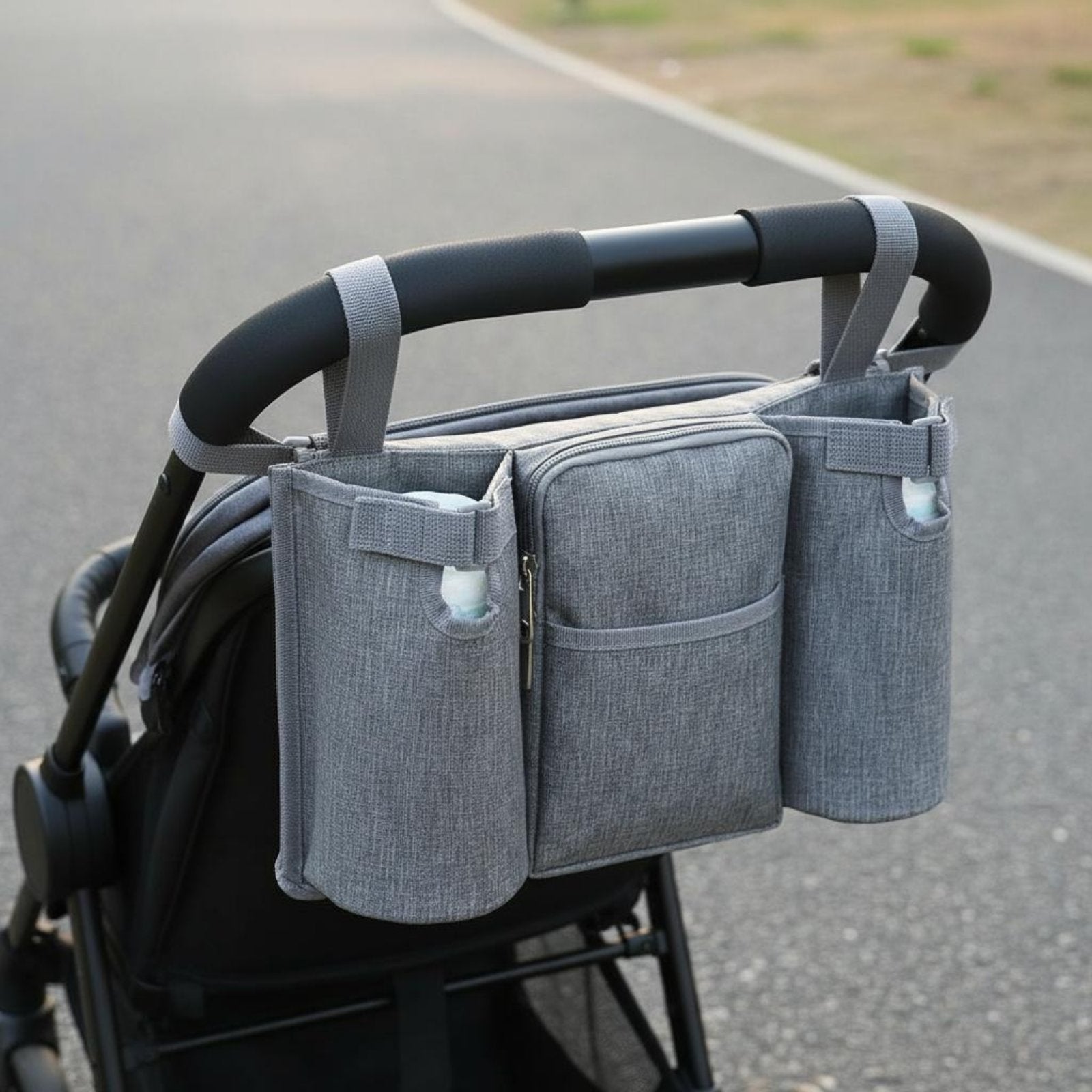 Pram Bag Universal Fit Pram Hanging Pouch Long-Lasting