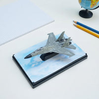 Die-Cast Fighter Jet No Assembly Required Alloy Aircraft Toy for Children