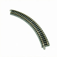 N Scale Curved Track Brass Finish Model Railroad Highly Detailed