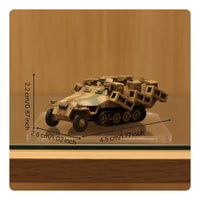 1/144 Scale Armored Vehicle Miniature Ready to Display German King Tiger Armored