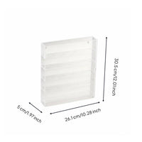 Acrylic coin Medal Display Case Dustproof Wall Mount Medal Display Cabinet Rack for Personnel, Veterans, Home Office, Study Room