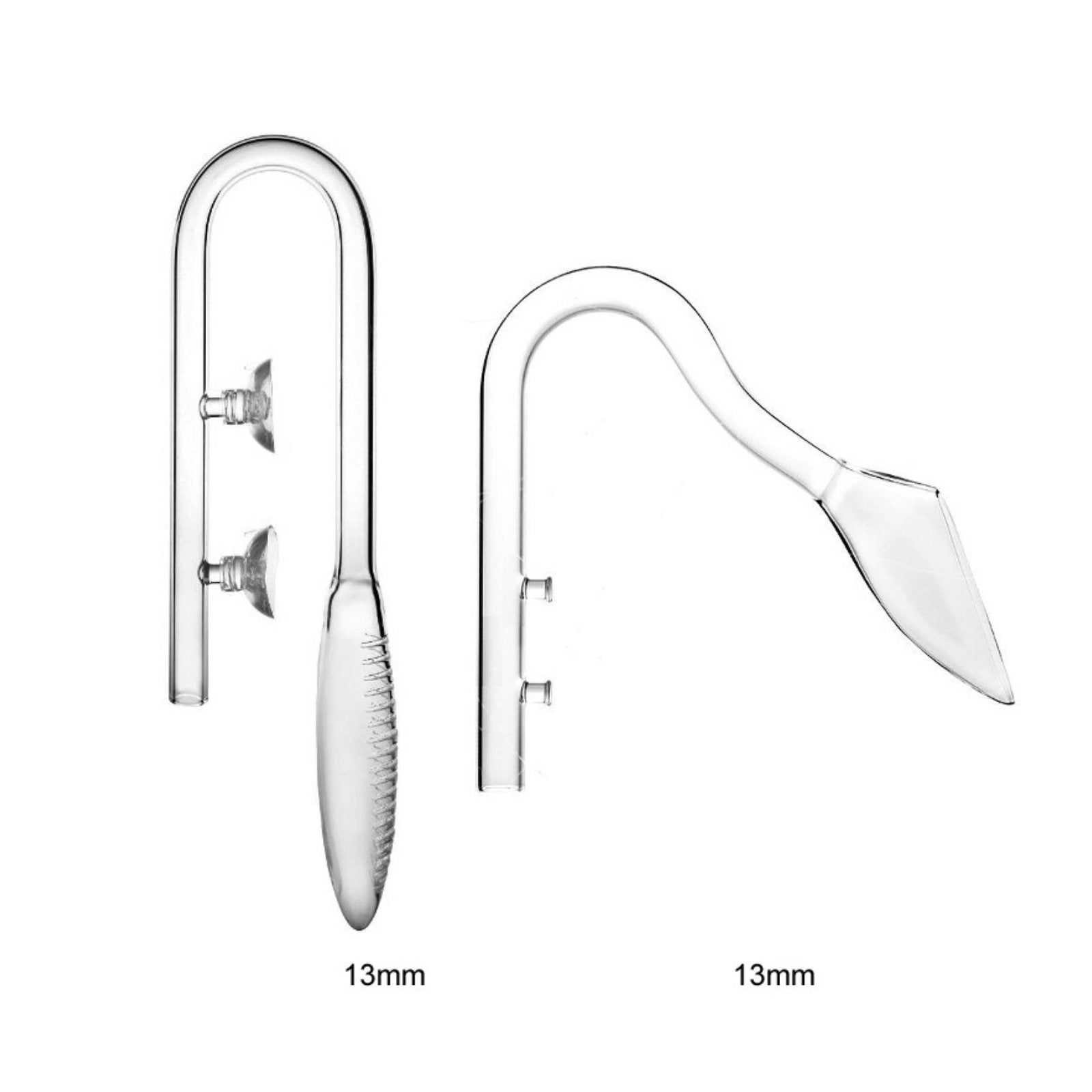 Glass Lily Pipe Improves Water Circulation Aquarium Inflow Outflow Pipe