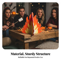 3D Decoration Reusable Artificial Fire Decoration Artificial Fire Centerpiece for Fireplace