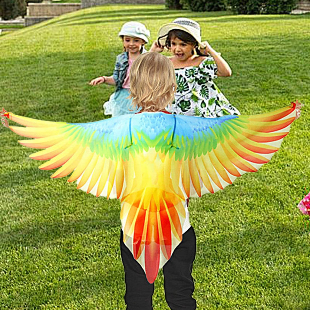 Parrot Costume Feathered Extensions Halloween Bird Feathered Extensions Role