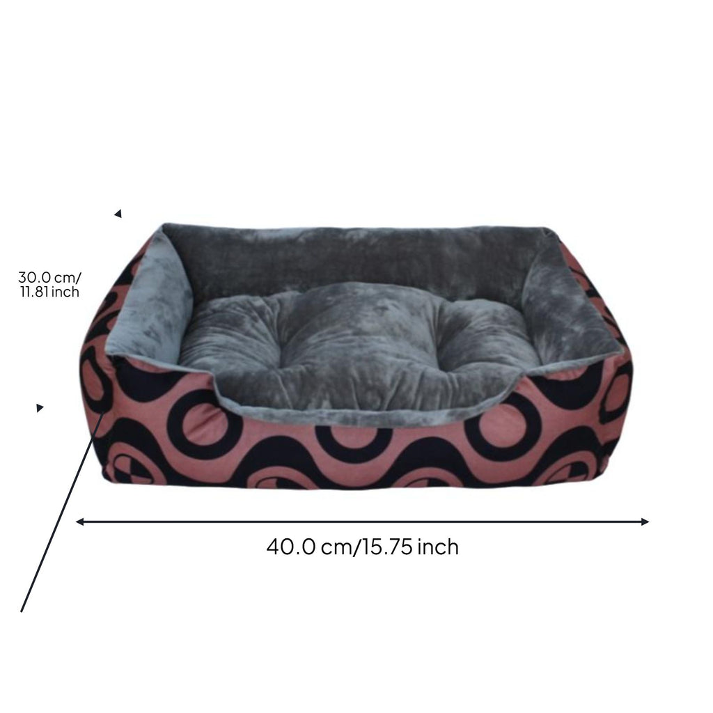 Dog Bed Sofa, Removable Washable Pad, Non-Slip Base
