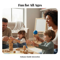 Wooden Ball Cup Hand-Eye Coordination Wooden Cup and Ball Game Toy for Beginners