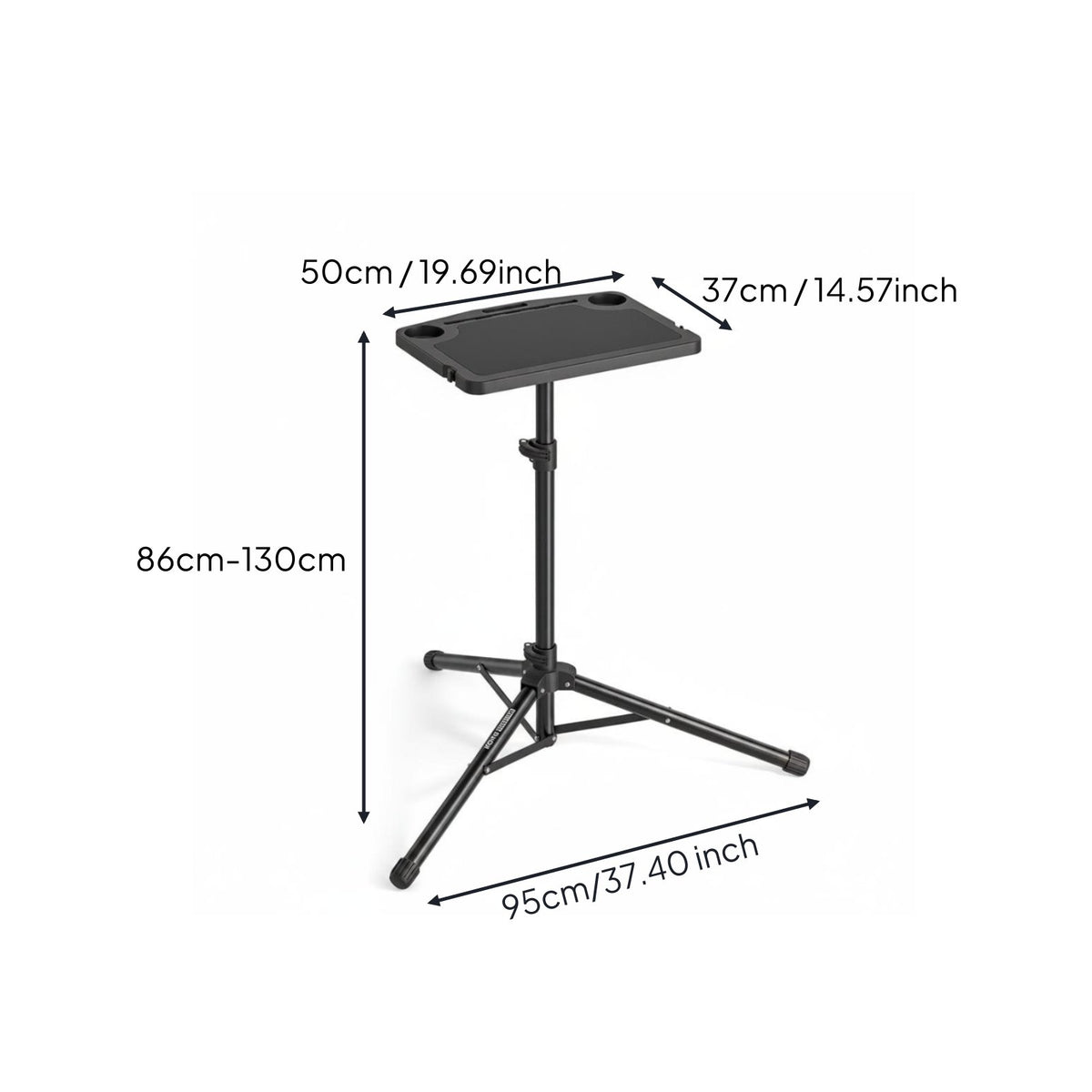 Floor Standing Laptop Table Foldable Computer Accessory Portable for Office