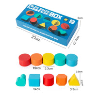 Color Shape Sorting Box Hand Eye Coordination Coin Slot Shape Sorter